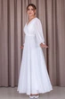 Шифонова біла сукня FashionYouWant XL білий 43247457 - зображення 8