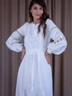 Кружевное вечернее длинное платье с вышивкой FashionYouWant XL белый 43372523 - изображение 2