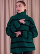 Теплий в'язаний светр Guash XL/XXL зелений 43389135 - зображення 1