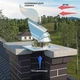Флюгер димохідний Darco DRAGON Ø 150 мм, нержавіюча сталь (з фіксаторами) - зображення 4