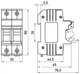 Держатель предохранителя 2P 32A gPV 10x38мм 1000V DC для солнечных панелей (PV систем) [i0300008] E.NEXT e.fuse.gpv.1038.h2 - изображение 9