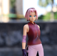 Аниме фигурка Sakura Haruno Naruto 25 см , Сакура Харуно коллекционная с подставкой (GS968) - изображение 2