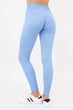 Легінси жіночі спортивні в рубчик з моделювальним швом Giulia LEGGINGS RIB L/XL Blue-lacecap hydrangea, лосини в рубчик з ефектом пуш-ап - зображення 3