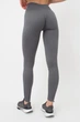 Легінси жіночі спортивні в рубчик з моделювальним швом Giulia LEGGINGS RIB L/XL Grey-poppy seed, Спортивні жіночі з пуш апом - зображення 3