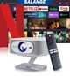Портативний проектор Salange P92 MAX сертифікований Netflix 600 ANSI 4K Smart Android 13 Ultra HD 1/8GB Netflix домашній кінотеатр - изображение 2
