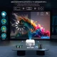 Портативний проектор Salange P92 MAX сертифікований Netflix 600 ANSI 4K Smart Android 13 Ultra HD 1/8GB Netflix домашній кінотеатр - изображение 4