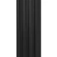 Декоративная стеновая рейка Sticker Wall SW-00001532 3000х160х23 мм Антрацит - изображение 1