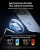 Беспроводное зарядное устройство Anker Prime MagSafe 3-in-1 Qi2 25W Smart Display with TEC Active Cooling для iPhone 17-12 Series White - изображение 3