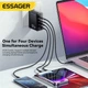 Зарядное устройство ESSAGER ES-CD37 100W + Кабель ES-X46 100W (E-marker 480Mbps) TypeC-TypeC Black (45447) - изображение 6