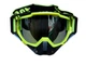 Эндуро кроссовый мотошлем Helmet Green + очки Profi Green - изображение 9