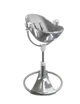 Стільчик для годування Bloom Fresco Silver вкладиш еко-шкіра Snake Skin Grey, E10535-S\E10516-SSG - зображення 2