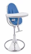 Стілець для годування Bloom Fresco Silver вкладиш еко-шкіра Riviera blue, E10535-S\E10540-RBL - зображення 2