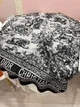 Жіночий палантин Dior Toile de Jouy, шарф 63×180 см у подарунковому комплекті чорний-білий - зображення 2
