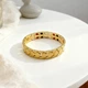 Титановый браслет со вставками MagnyCharm, золотистый, 20 см - изображение 3