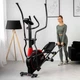 Орбитрек Hop-Sport HS-095CF Prizm электромагнитный черный с матом для домашнего фитнеса - изображение 12