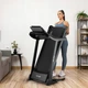 Беговая дорожка Gymtek XT580: Электрическая, 3 л.с., 14 км/ч, Cloud Cushion, Наклон 3 уровня, 15 программ. До 130 кг, Складная для дома, Bluetooth - изображение 3