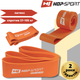 Резиновые петли Hop-Sport 37-109 кг HS-L083RR оранжевая эспандер для подтягивания турник - изображение 1