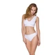 Спортивный топ из эластичного хлопка Passion PS005 TOP L, white - изображение 3