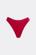 Трусики женские бесшовные стринги Giulia STRING BRIEFS COLOR L/XL Bordo-winterberry, эластичные трусики из микрофибры - изображение 2