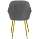 Стул в скандинавском стиле с мягкой обивкой DSF-316 Gray - изображение 4