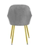 Стул в скандинавском стиле с мягкой обивкой DSF-316 Light Gray - изображение 6