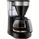 Крапельна фільтр-кавоварка Melitta Easy Top Timer (1010-04) з вбудованим дисплеєм та скляним глечиком на 10-15 чашок, чорна нержав - зображення 3