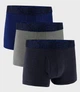 Трусы UA M Perf Cotton 3in синий, серый, темно-синий Мужчины XL - изображение 1