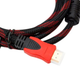 Шнур HDMI на HDMI 10м, посилений в обмотці / Кабель у тканинній оболонці / Високошвидкісний провід - зображення 5