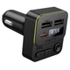 Автомобільний зарядний пристрій модулятор BOROFONE BC60 Hero (USB-A/USB-C) 5V/3A/35W чорний - изображение 5