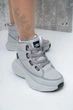 Дутики женские Where Uwear серые зимние на меху 346966_36 (23.5 см) - изображение 1