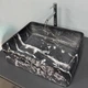Умывальник (раковина) VBI ASTI M BLACK ONYX накладной - изображение 1