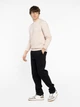 Светр чоловічий бежевий з додаванням вовни Arber Crew-neck FF N-AVT147 XL зріст 5 бежевий (M10.65.16.531) - изображение 2