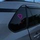 LED сердечко на присосці з дистанційним керуванням та USB-живленням для автомобіля (фіолетове світіння) - зображення 4