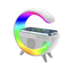 Настольный RGB ночник с беспроводной зарядкой и колонкой G-Smart, Многофункциональный RGB ночник колонка BT-3401 - изображение 3