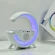 Настольный RGB ночник с беспроводной зарядкой и колонкой G-Smart, Многофункциональный RGB ночник колонка BT-3401 - изображение 5