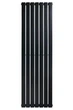 Дизайнерский радиатор отопления ARTTIDESIGN Livorno 7/1600/476/50 вертикальный черный матовый - изображение 7