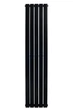Дизайнерский радиатор отопления ARTTIDESIGN Livorno II 5/1800/340/50 вертикальный черный матовый - изображение 8