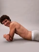 Набор трусов боксеров мужских хлопковых Calvin Klein NB4394 (Shoreline-Grey Heather-Lively Teal) M 3 шт Микс (196807918881) - изображение 5