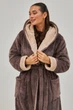 Халат BARWA garments 0383 S коричневий (2110003831155) - изображение 5
