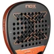 Ракетка для паделу, падел-тенниса Nox AT10 GENIUS 12K RACKET BY AGUSTIN TAPIA 2025, серая/оранжавая - изображение 4