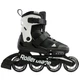 Детские раздвижные ролики Rollerblade Microblade Black/White 28-32 EU - изображение 3