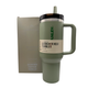 Термос термокружка Stanley Quencher ProTour Flip Straw Tumbler из нержавеющей стали 1,18 л Sage Green KT7001954 - изображение 1