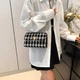 Твидовая сумка на цепочке с клапаном Lilly P2-1401-1AW - изображение 4