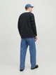 Світшот JACK&JONES чорний білий SZSKP325 S - изображение 3