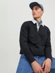 Світшот JACK&JONES чорний білий SZSKP325 S - изображение 4