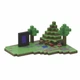 Магнітний конструктор Minecraft Лісовий портал на 384 деталі (384) - зображення 1