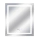 Зеркало Qtap Mideya 700х800 с LED подсветкой Touch, с антизапотеванием, с часами - изображение 4