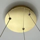 Люстра светодиодная подвесная LUMINARIA ERIKA 65W R485 GOLD / LED светильник (с пультом) - Уцінка - изображение 3