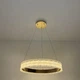 Люстра светодиодная подвесная LUMINARIA ERIKA 65W R485 GOLD / LED светильник (с пультом) - Уцінка - изображение 8
