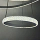 Люстра светодиодная подвесная LUMINARIA JULIE CRYSTAL 75W 3R 600х1100 WHITE/CLEAR / LED светильник (с пультом) - изображение 7